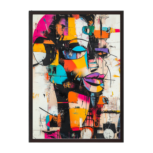 Urban Face - Pop Art Plakat