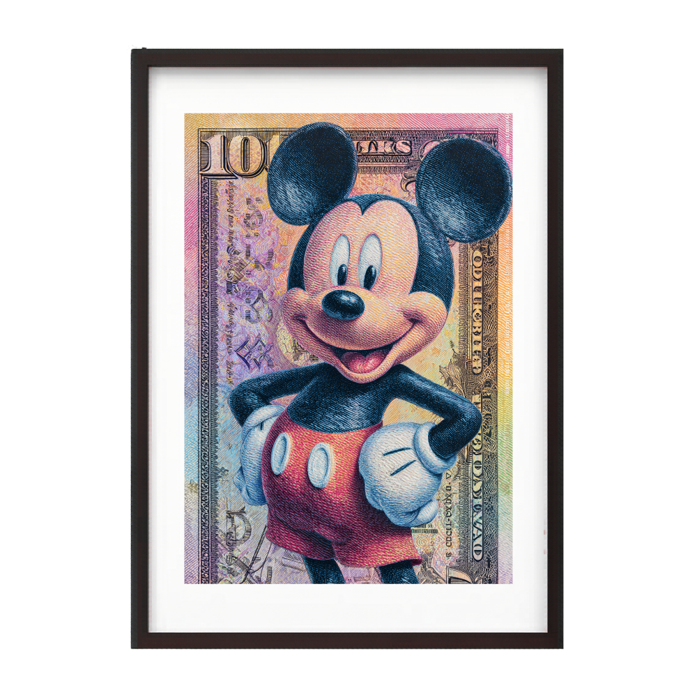 Mickey Mouse x Dollar – Iconic Art Plakat