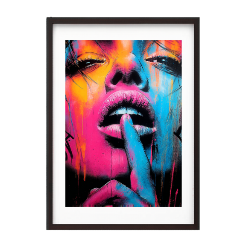 Silent Neon - Urban Art Plakat