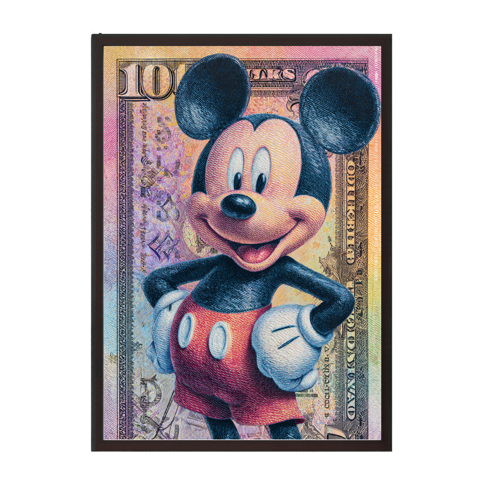 Mickey Mouse x Dollar – Iconic Art Plakat