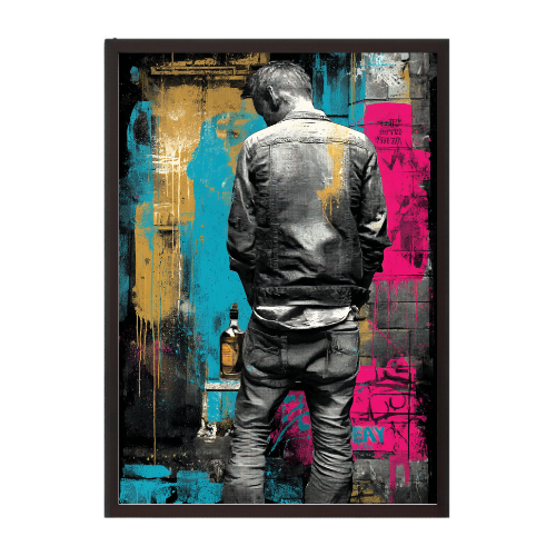 Street Rebel - Urban Art Plakat