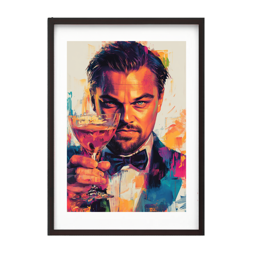 Wilk z Wall Street - Iconic Art Plakat