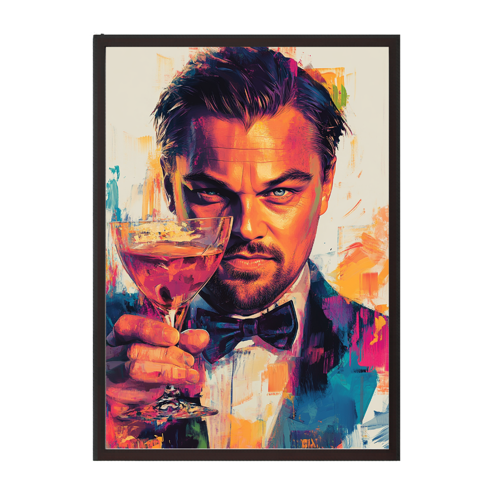 Wilk z Wall Street - Iconic Art Plakat