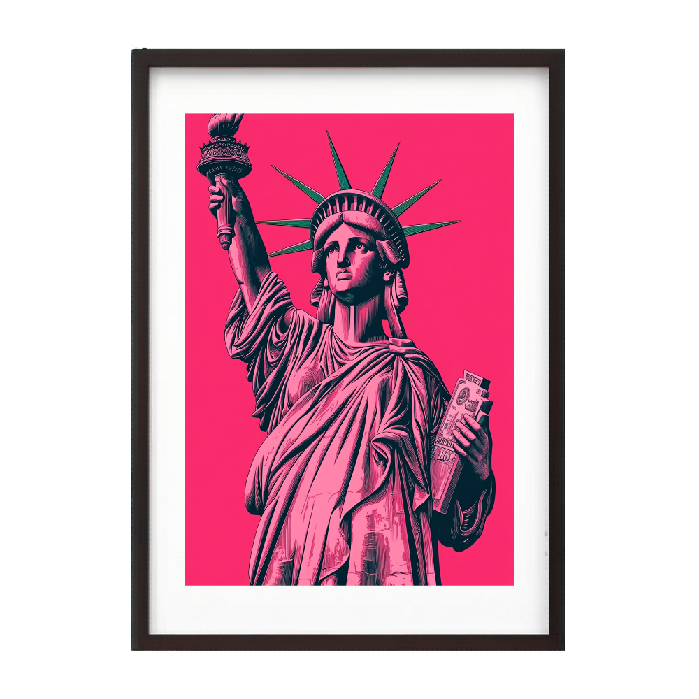 Lady Liberty - Iconic Art Plakat