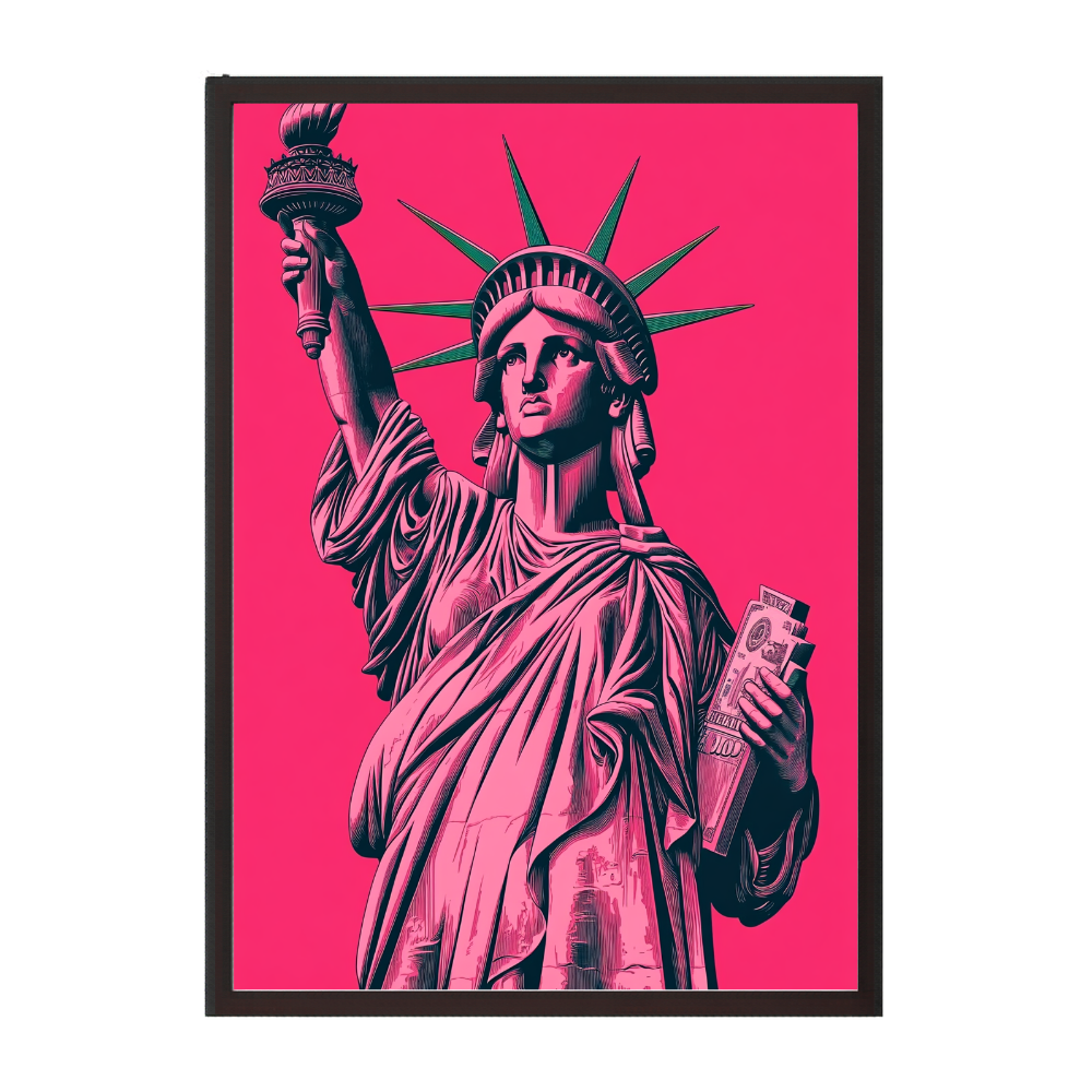 Lady Liberty - Iconic Art Plakat
