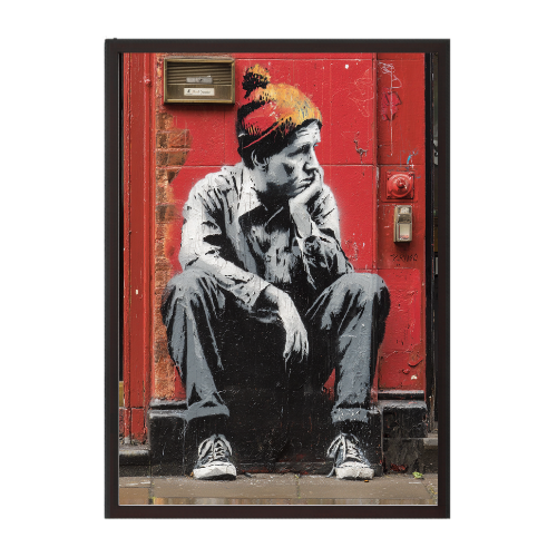 Sad Clown - Urban Art Plakat