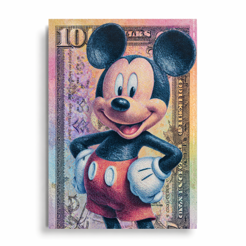Mickey Mouse x Dollar – Iconic Art Plakat