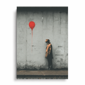 Red Balloon - Urban Art Plakat