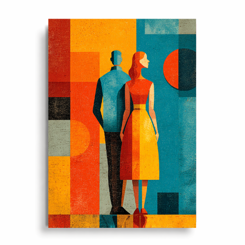 Together - Plakat Modern Art