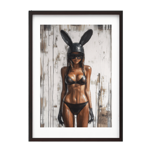 Dark Bunny - Urban Art Plakat