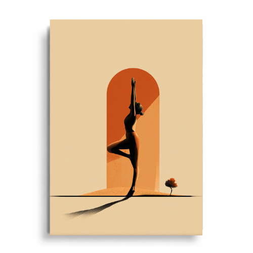Rise & Balance - Plakat Modern Art