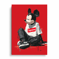 Mickey Mouse x Supreme – Iconic Art Plakat