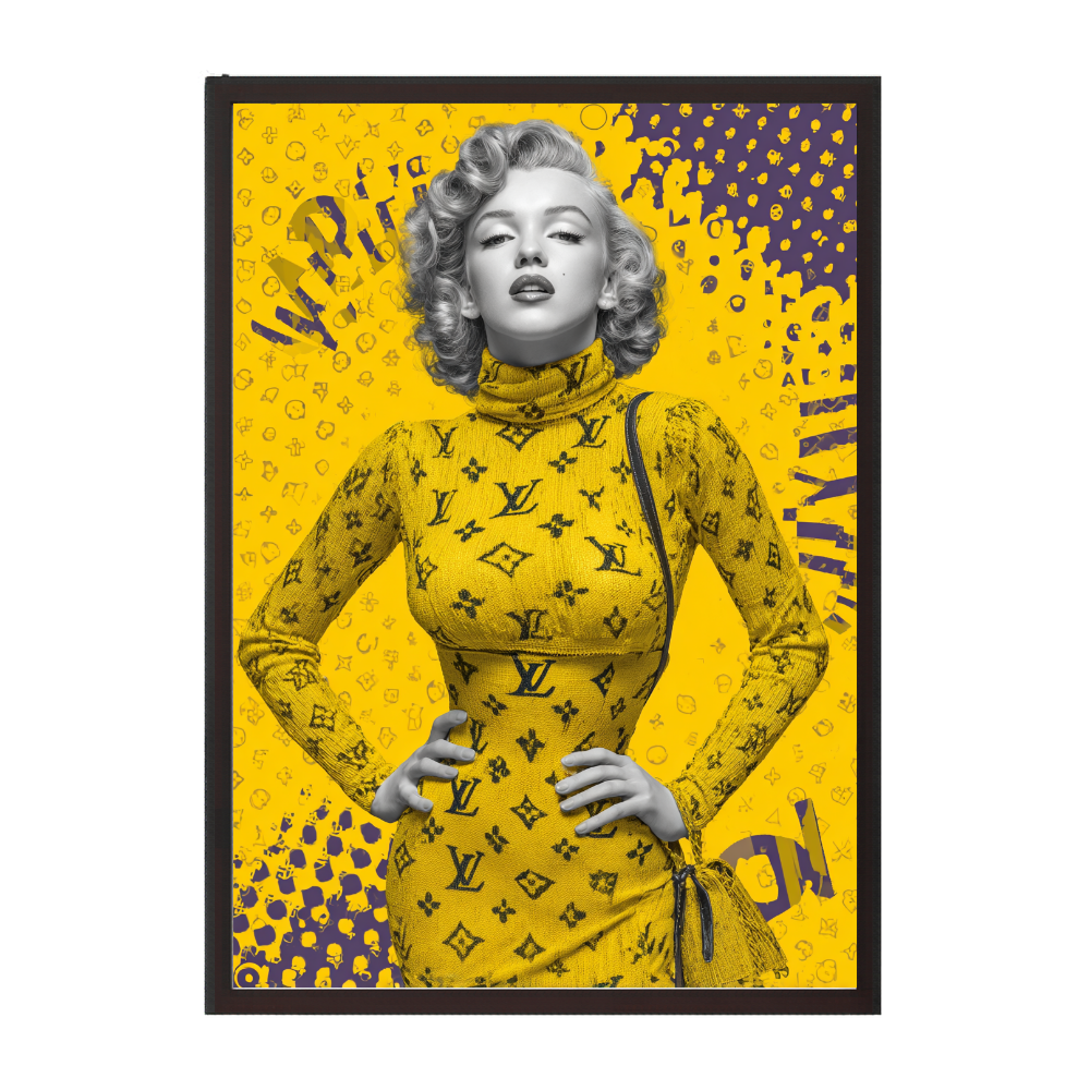 Marilyn Monroe x Louis Vuitton – Iconic Art Plakat