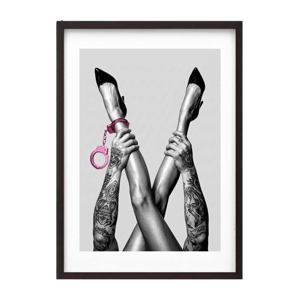 Bound in Pink - Sensual Art Plakat
