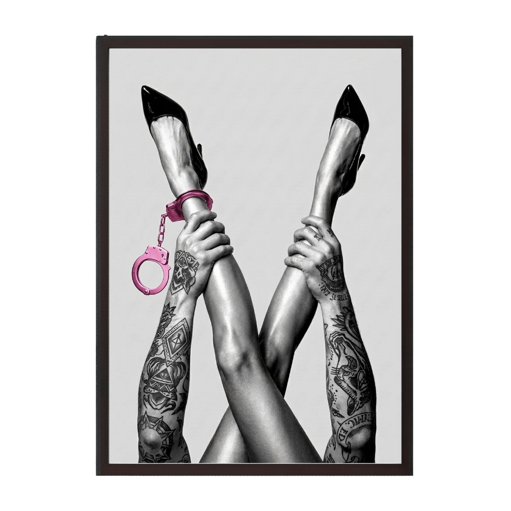 Bound in Pink - Sensual Art Plakat