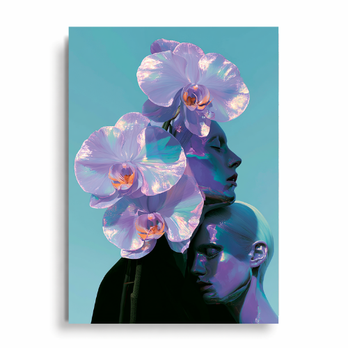 Orchid Duality - Plakat Modern Art