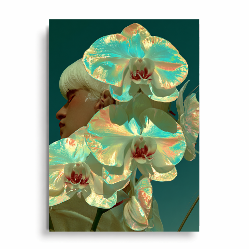 Orchid Blonde - Plakat Modern Art