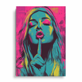 Silence Please - Plakat Pop Art