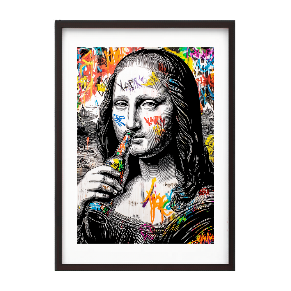 Mona Vibes - Urban Art Plakat