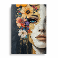 Golden Bloom - Plakat Modern Art