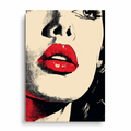 Red Lips - Plakat Pop Art