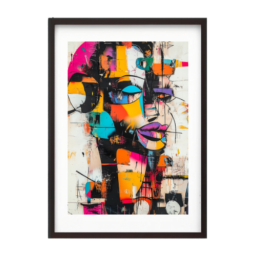 Urban Face - Pop Art Plakat