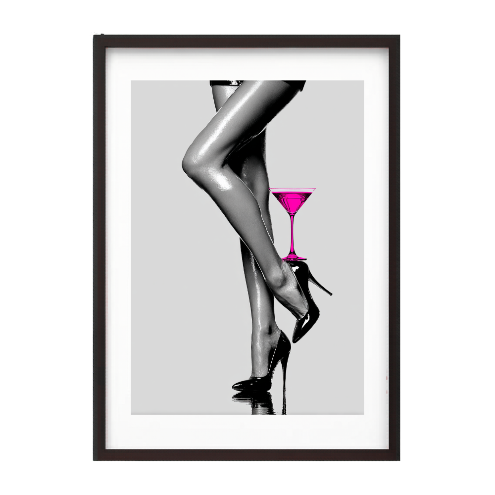 Stiletto Sip - Sensual Art Plakat