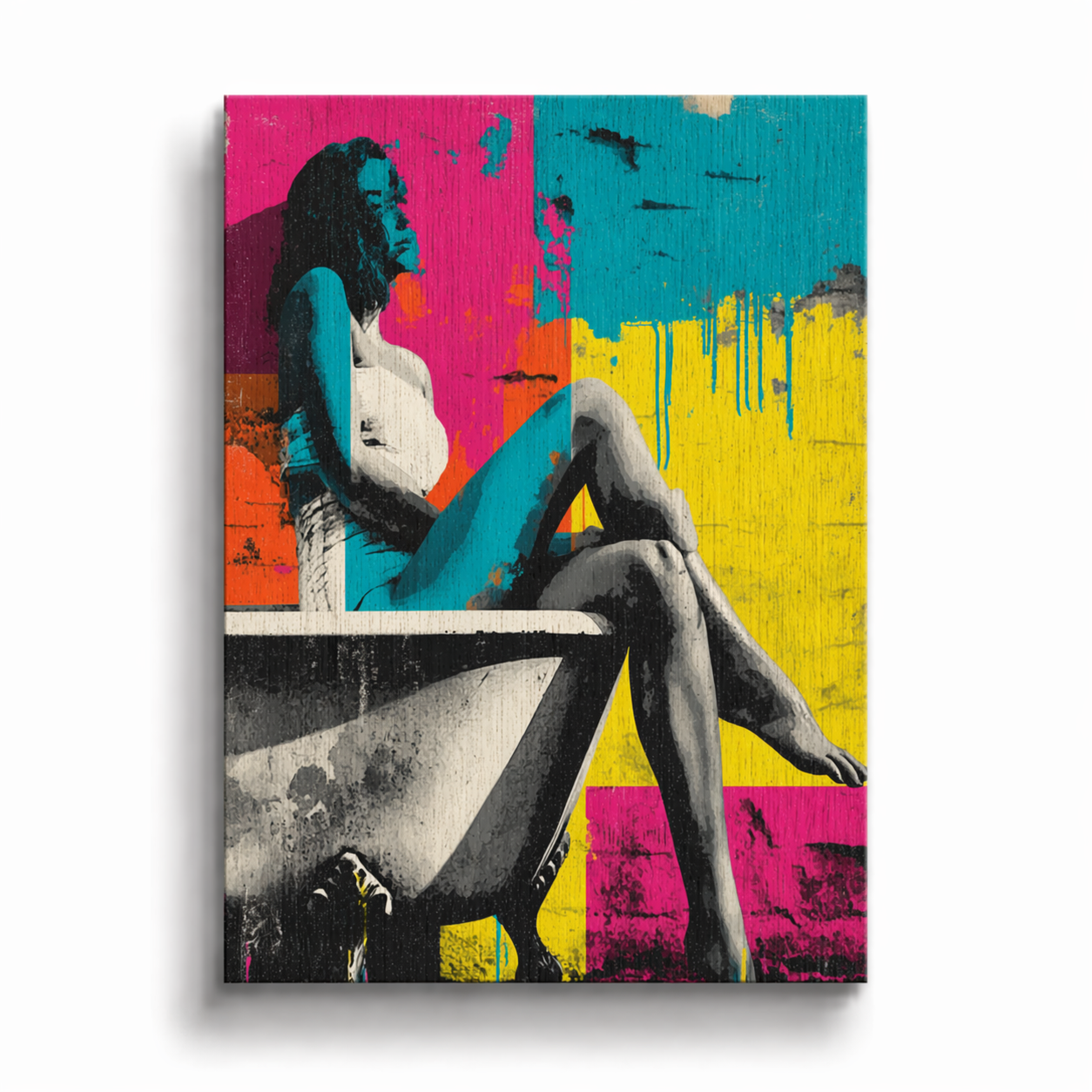Bath Rebel - Pop Art Plakat