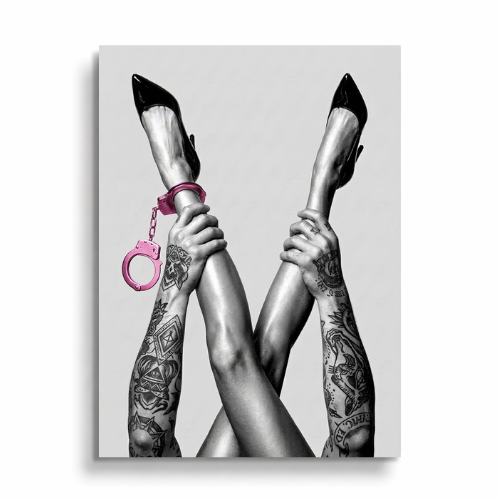 Bound in Pink - Sensual Art Plakat