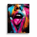 Neon Face - Urban Art Plakat