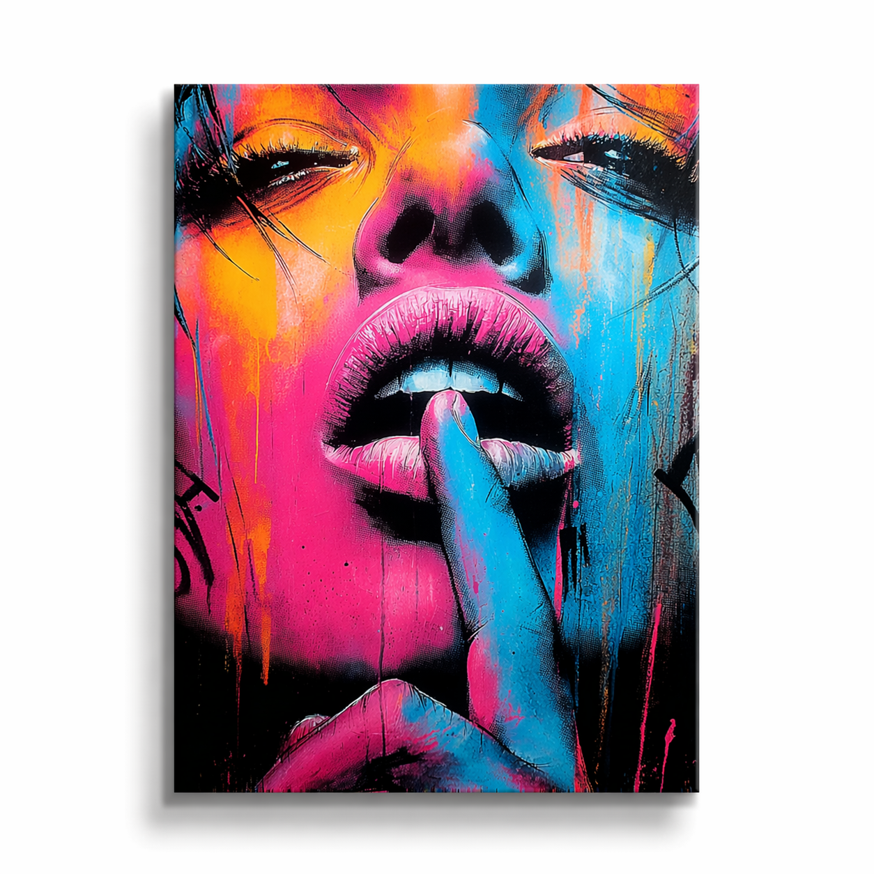 Silent Neon - Urban Art Plakat