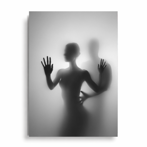 Two Shadows - Plakat Modern Art