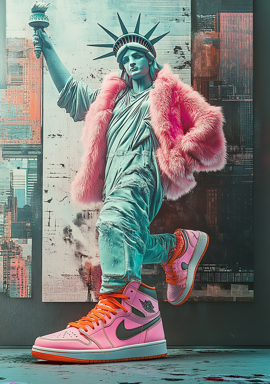Liberty Drip - Iconic Art Plakat