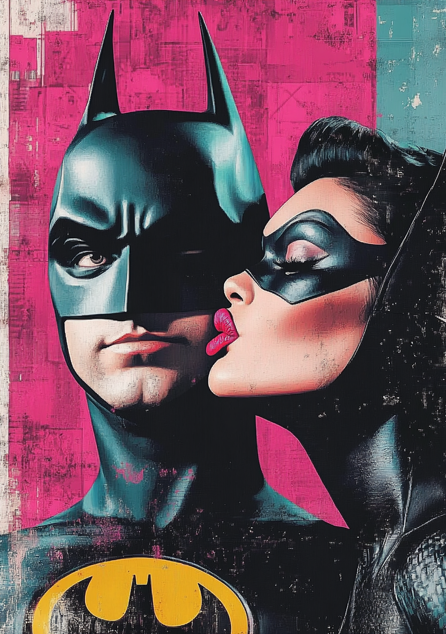 Batman & Catwoman - Iconic Art Plakat