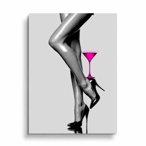 Stiletto Sip - Sensual Art Plakat