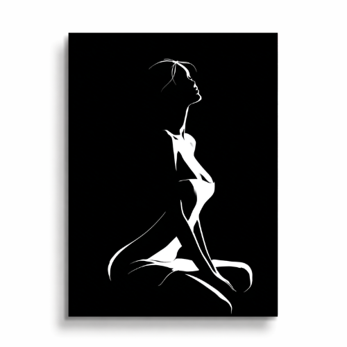Surrender – Black & White Plakat