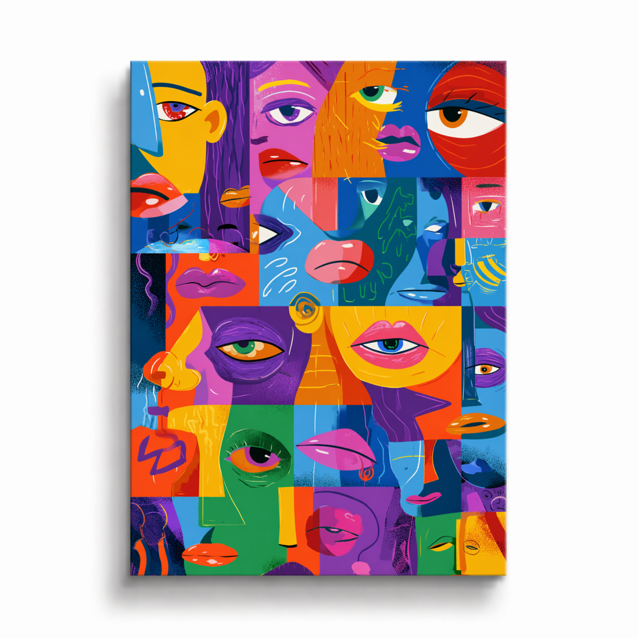 Urban Face - Abstrakcja Plakat