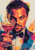 Wilk z Wall Street - Iconic Art Plakat